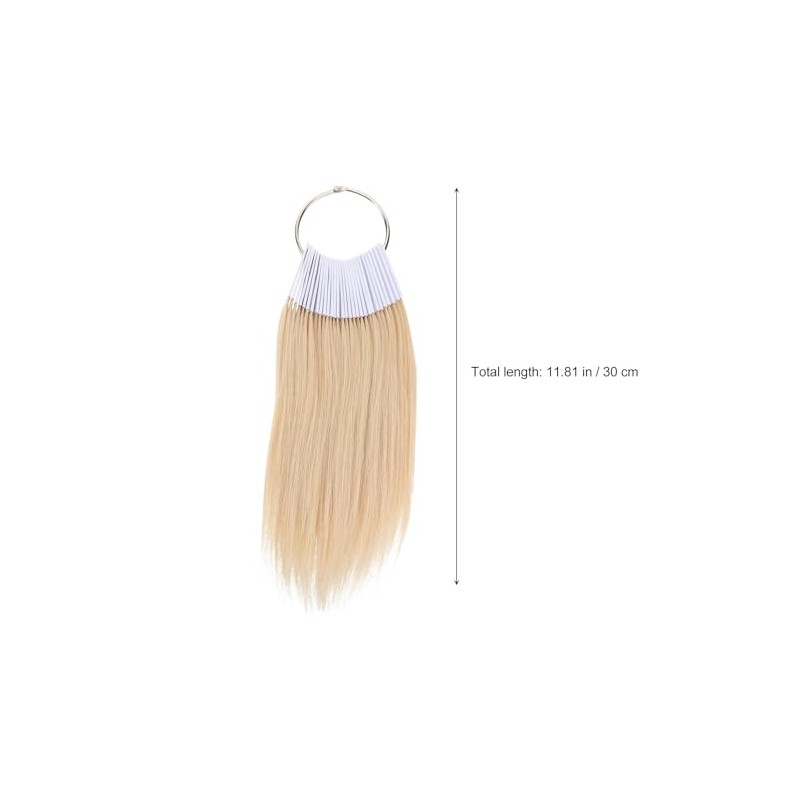 Tablas De Color De Cabello Humano Real Anillo De Muestras