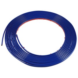 X AUTOHAUX Car Door Edge Guards Strip 0.24in 6mm Wide 16.4ft 5m Length Blue