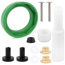 3 Inch Toilet Tank to Bowl Repair Kit for American Standard Champion 4 AS738756-0070A,Stops Leaks with Full Gasket Bolt Set for 3" Flush Valves