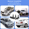 8PCS Premium Stainless Steel License Plate Screws, Rust-Proof & Anti-Rattle