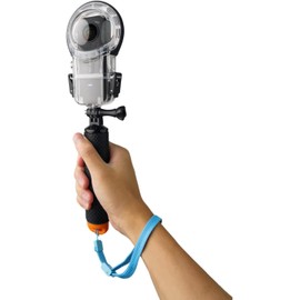 Waterproof Floating Hand Grip Compatible with Gopro Hero12/11/10/ 9/Max, insta360 X4/X3/X2, GO 3S/3/2, ACE PRO/ACE/ONE RS, AKASO EK7000/Brave 4/Brave 7 LE/Brave 7//DJI Osmo for Water Sports