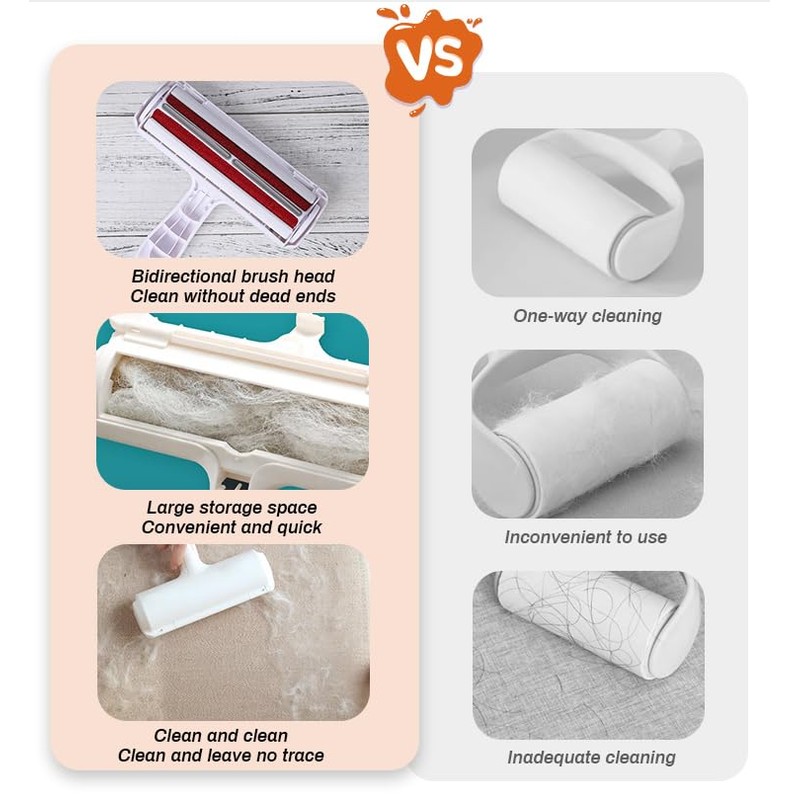 Pet Hair Roller Grey