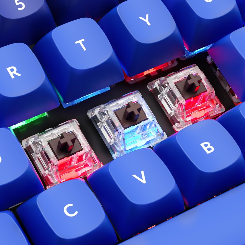 Keychron Q7 Wired Custom Mechanical Keyboard, 70% Layout QMK/VIA Programmable