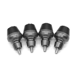 Motorcycle 6mm Front Fender Frame Slider Screw Bolt Fork Protector Yamaha YZF R1 R6 FZ1 FZ6 FAZER FJR XJR XJ6 (Gray)