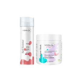 VOGLIA 2 Pack Shampoo Matizador para cabello rojo  Tratamiento Reparador Para cabello dañado y seco. Restaura el color, brillo y repara cabello...    