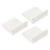 3 PCS Small Security Cameras Wall Shelf with 6 Cable