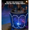 Inflatable Pool Bar with LED Light, Inflatable Floating Cooler
