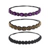 inSowni 7 Pack Handmade Rhinestone Jewled Beaded Headbands Hairbands Hair