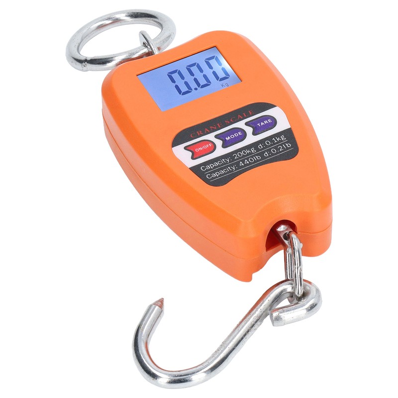 Digital Hanging Scale Portable 200kg Load Bearing Accurate Multifunctional Handheld