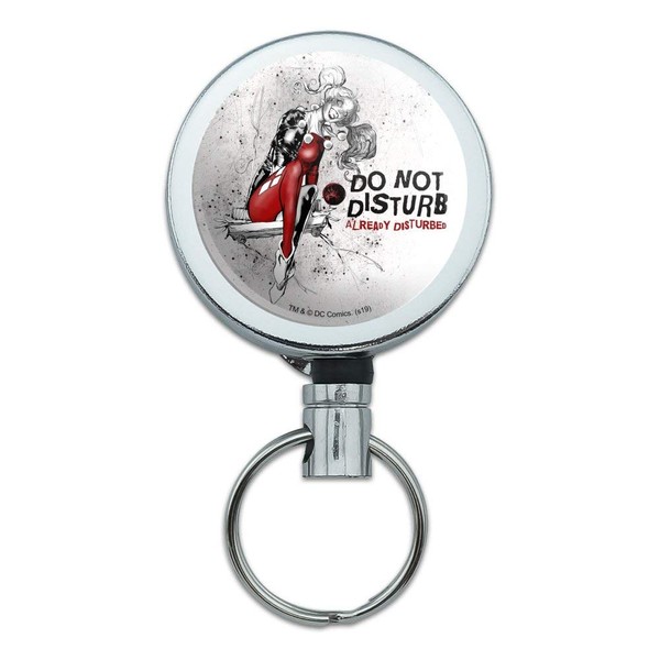 Harley Quinn Already Disturbed Heavy Duty Metal Retractable Reel ID