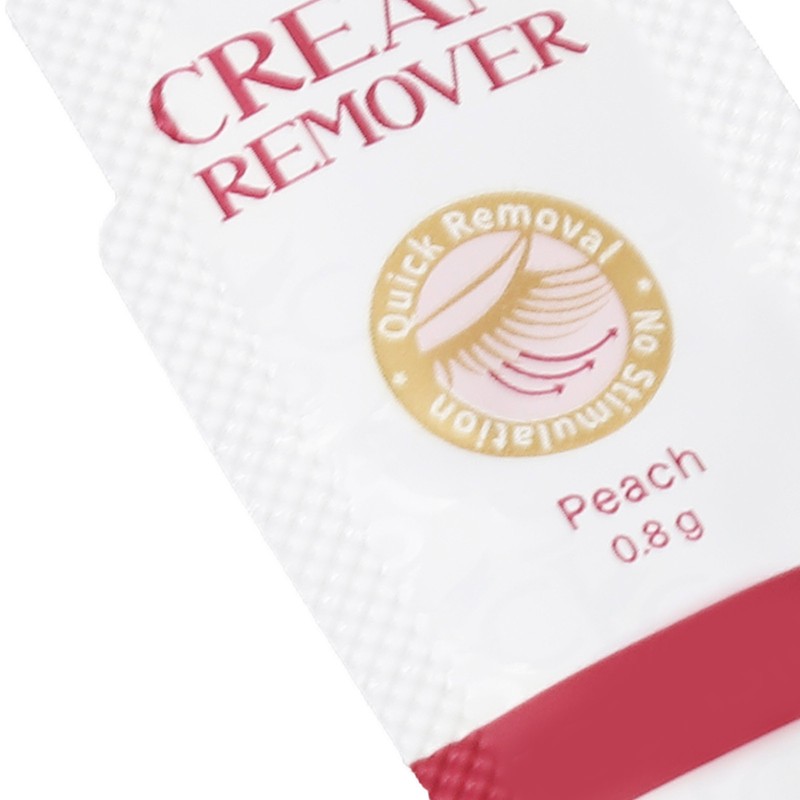 0.28oz Lash Remover Cream Peach Flavor Mild Eyelash Extension Remover