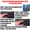 SWITCHDOCTOR Window Master Switch for 2010-2022 Toyota 4Runner
