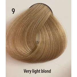 Cree Hair Color w/Keratin and Ceramides - 3.38 Fl oz - 1 Pack Professional Coloring Cream (9-Very Light Blond)