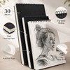 30-Sheet Spiral Sketchbook for Drawing – Thick Paper Art Pad