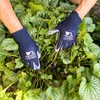 Wells Lamont Women's Sanitized Coated Work and Gardening Gloves, Navy,