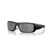 Oakley Men's OO9239 Crankshaft Rectangular Sunglasses, Matte Black/Black Iridium Polarized,