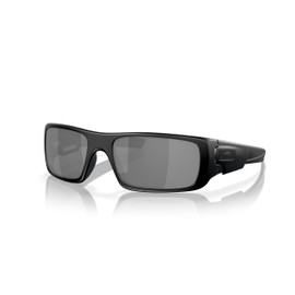 Oakley Men's OO9239 Crankshaft Rectangular Sunglasses, Matte Black/Black Iridium Polarized, 60 mm