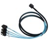 Mini SAS HD 12GB SFF‑8643 to 4 SATA LSI Adapter