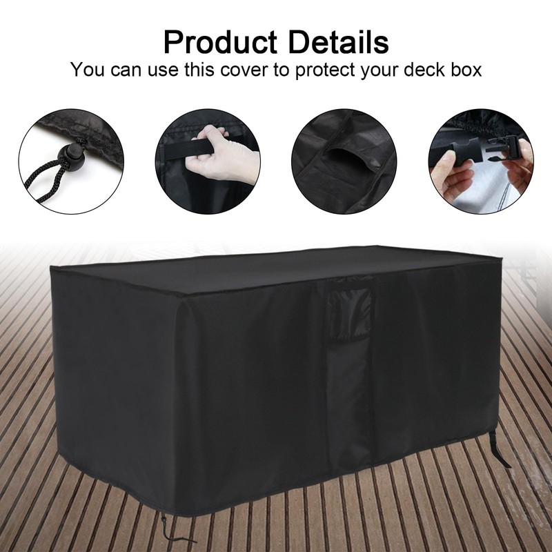 Outdoor Deck Storage Box Cover for Keter Denali 150 Gallon