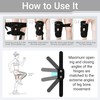 ANDMR Knee Brace with Removable Dual Side Hinged Stabilizers &