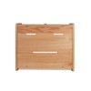 CONSDAN Bread Box, Solid Wood Oak Bread Box for Kitchen