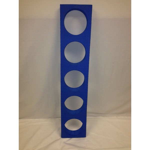 INA New Exercise EVA Foam Roller Stand Cart Rack Holds