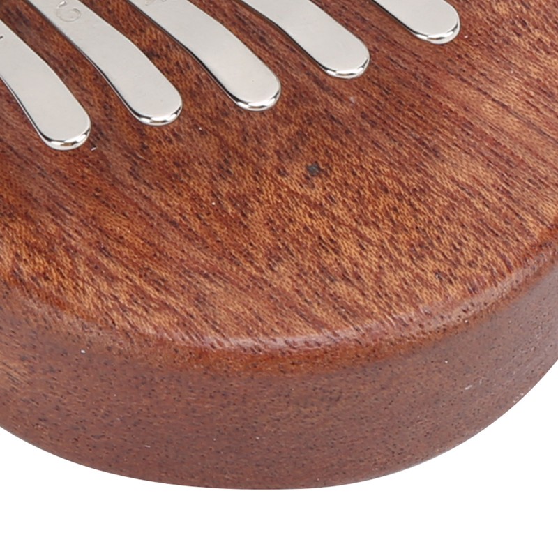8 Tone Kalimba Thumb Piano C Key Mini Portable Mahogany