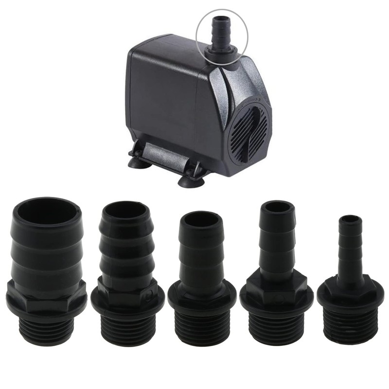LUORNG 5IN1 Nozzles Kit for Fountain Pump, Aquarium, Fish Tank,