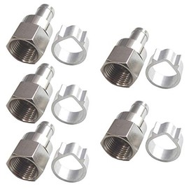 Fuji Parts 4K 8K Broadcasting Compatible Antenna Contact Plug 5 Pack F Type Contact Plug for 5C 5C 5C-5P