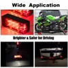CZC AUTO 12V LED Low Profile Submersible Rectangular Trailer Light