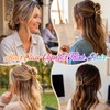 Pecieco Gold Large Hair Claw Clips for Thick Hair Women