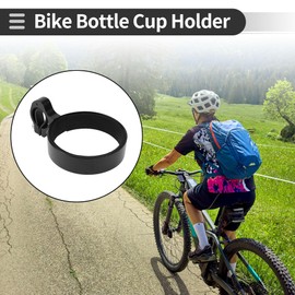 Motoforti Bike Bottle Cup Holder Cage Thickened Strong Aluminium Alloy Bicycle Drinks Holder for MTB Road Mountain Bike Outdoor Cycling Black