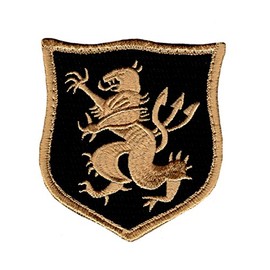 Devgru Lion Crusader Shield Navy Seal Team 6 Patch (3.0 inch-Hook Fastener-DV-5)