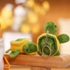 Ouceanwin Plush Turtle Keychain, Cute Plush Pendant Cartoon Mini Turtle