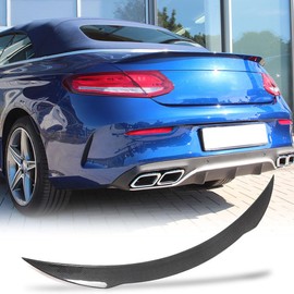 MCARCAR KIT Carbon Fiber Trunk Spoiler for Benz A205 C43 C63 AMG Convertible Rear Tail Lip Deck Boot High End Wing Factory Outlet (Carbon Fiber)