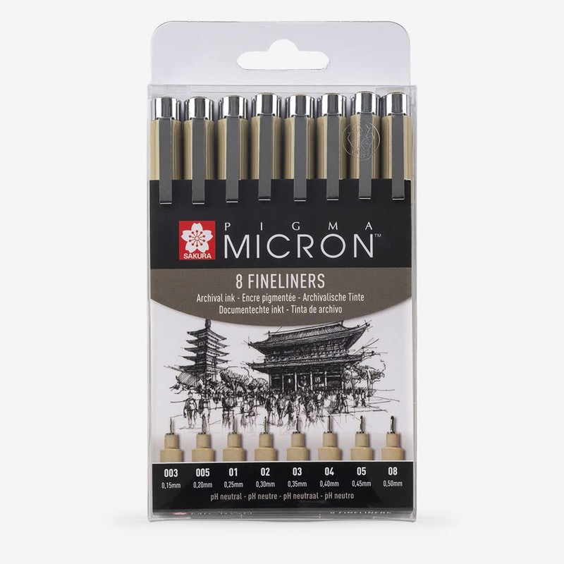 SAKURA : Pigma : Micron Pen : Wallet : Set