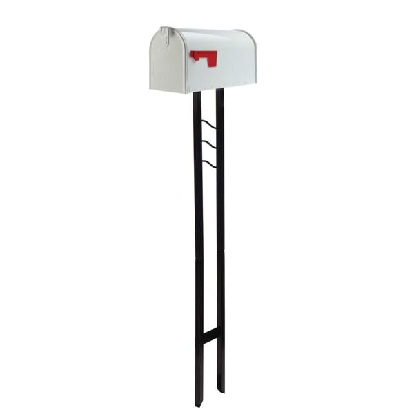 Architectural Mailboxes Mailbox to Go Galvanized Steel Mailbox and Post