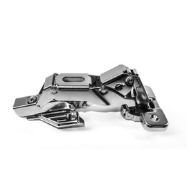 Berta (6 Pieces) 165 Degree Full Overlay,Soft Closing, 3-Cam 6-Way Adjustment, Concealed Face Frame Lazy Susan Corner Kitchen Cabinet/Bi Folding Cabinet Door Hinges with Screws