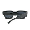 YUELUQU Retro Rectangular Sunglasses Large Square Chunky for Men Women