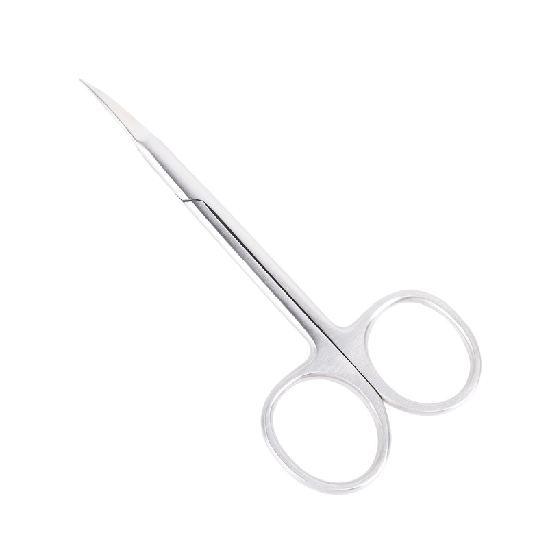 Professional Precise Pointed Tip Cuticle Scissors Stainless Steel Curved Blade