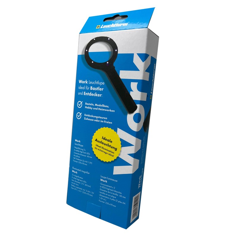 Leuchtturm 363756 LED Illuminated Magnifier Work