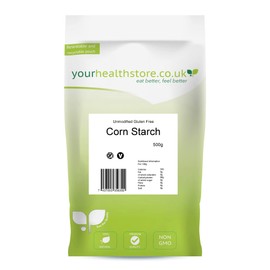 yourhealthstore Unmodified Corn Starch 500g, Gluten Free, Non GMO.