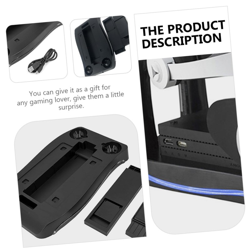 COLLBATH Vr Controller Base Charging Bracket Vr Glasses Stand Charging