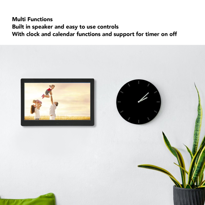 Digital Photo Frame 10 Inch Stereo Support Memory Card 2.4G