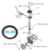 DAC-308 CAC-248-2 Piston Ring Compatible with Craftsman Air Compressor K-0650
