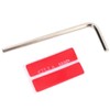 Stainless Steel Single Rod Towel Rack Round Base Bathroom Bedroom