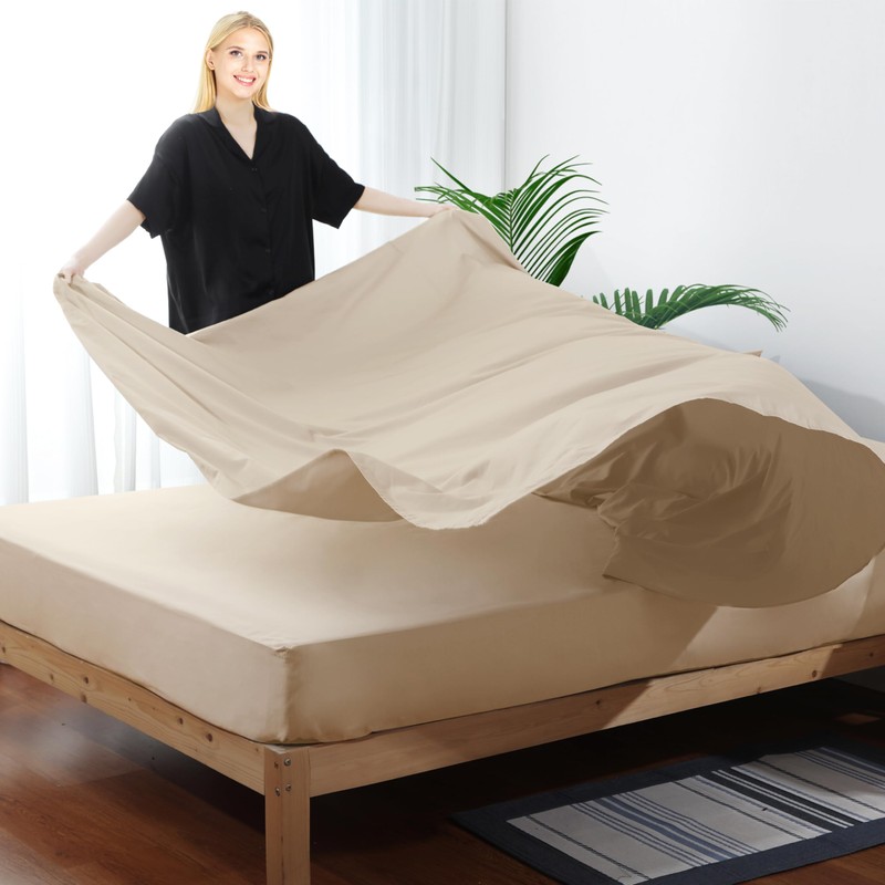Flat Sheet Only King Size, 400 TC 100% Egyptian Cotton