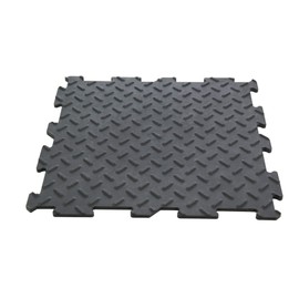 PVC Tiles Garage Floor Garage Workshop Non-Slip 11 Tiles per m² (305 x 305 x 7 mm) Click Laying