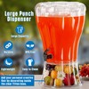 Buddeez Clear Drink 3.5 Gallon Plastic Beverage, Comes with Stand,