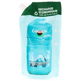 Ushuaïa Shampoo Douche Fraicheur Minéraux Marins Eco-Recharge 500 ml